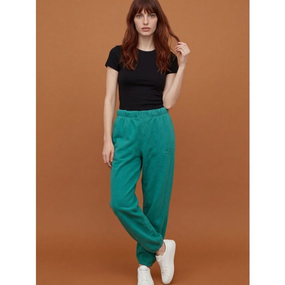 NWOT BOYS LIE Women’s/Teens Josh Grunfeld Emerald Green Sweatpants - Size XXL